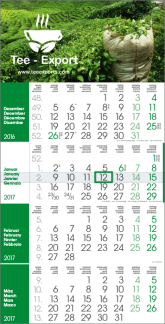 4-Monatskalender Monats Kalender 2025