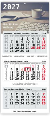 3-Monatskalender PLUS Monats Kalender 2025
