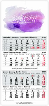 4-Monatskalender 2025 Monats Kalender PLUS Doppeblock
