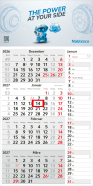 Einblatt-Monatskalender/Planer Konzept 4-Monatskalender Monats Kalender 4 2025